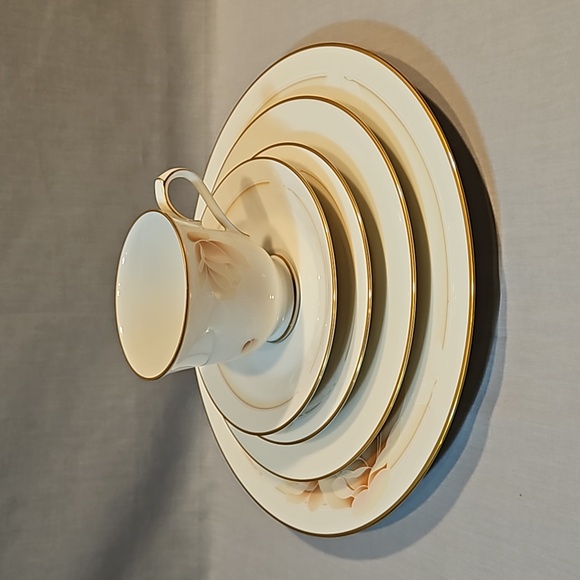 NEW Noritake Devotion 7271 Five Piece Place Setting Ivory China - Picture 16 of 16